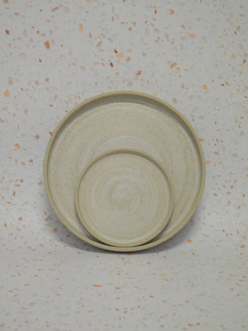 Side Plate – Made To Order | Dinnerware by Elizabeth Bell Ceramics. Item composed of stone