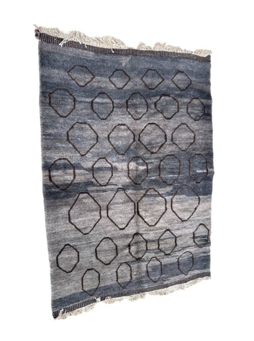 Handmade rug-wool rug - Moroccan rug | Area Rug in Rugs by Marrakesh Decor. Item composed of wool compatible with boho and mid century modern style