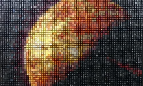 Quatre | Mixed Media by Erik Jensen Art
