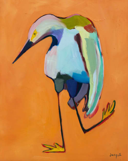 Stan | Oil And Acrylic Painting in Paintings by Jacque Price. Item made of canvas works with boho & contemporary style