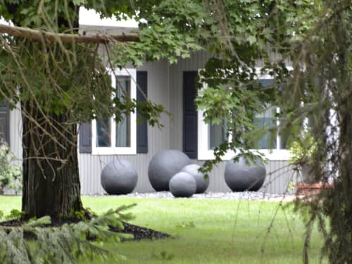 "Spheres" | Sculptures by J.A. Mayer "Sculptor". Item made of stone