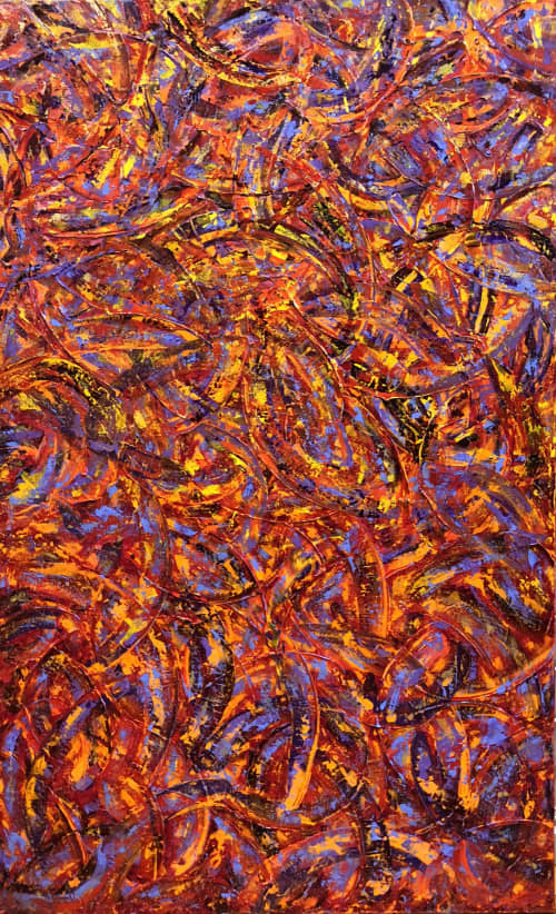 Our Family of Angels | Oil And Acrylic Painting in Paintings by Reade C Gloeckner Fine Art. Item made of canvas & synthetic