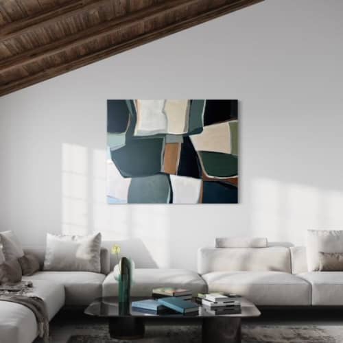 Dance Awaya | Oil And Acrylic Painting in Paintings by Leticia Demeuse