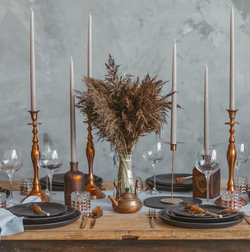 Black Handmade Tableware | Plate in Dinnerware by Mr. Bowl Ceramics. Item made of ceramic