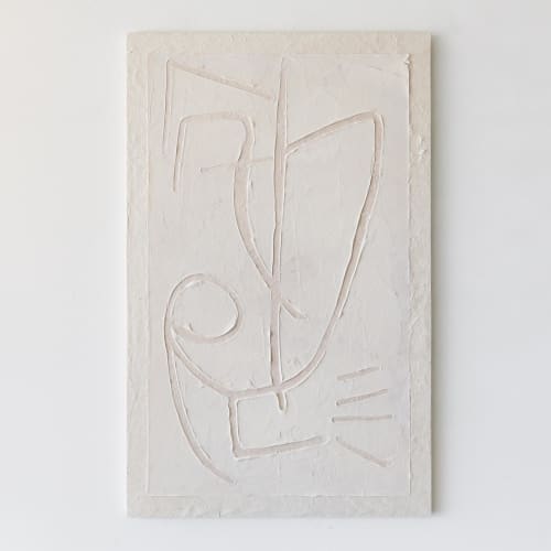 La Scrito Sur Moro La Perla I | Mixed Media in Paintings by Kim Fonder