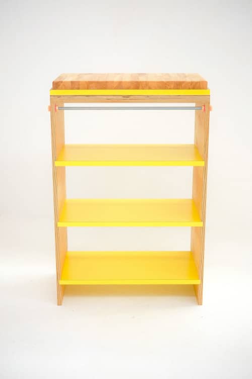 Kitchen Solution #1 (Butcher Block Cutting Board & Shelves) | Shelving in Storage by akaye. Item composed of wood in minimalism or contemporary style