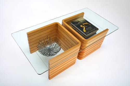 Floating in Space | Coffee Table in Tables by Carol Jackson Furniture. Item made of wood & aluminum compatible with minimalism and contemporary style