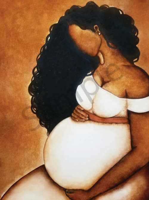 Mary | Prints by LaShonda Scott Robinson. Item made of wood & canvas compatible with contemporary and traditional style