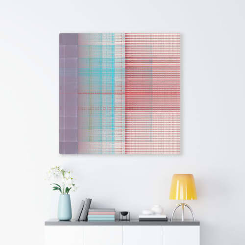 Minimal 16987 | Oil And Acrylic Painting in Paintings by Rica Belna. Item made of canvas & synthetic compatible with minimalism style