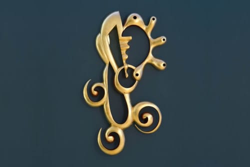 Museum of Modern Art on the Moon | Wall Sculpture in Wall Hangings by Jan Willem Krijger. Item compatible with contemporary and modern style