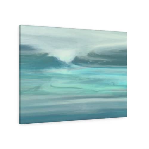 Glacierland 1236 | Prints in Paintings by Petra Trimmel. Item made of canvas with aluminum