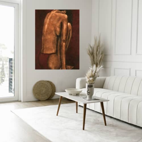 Shame (Special Edition Print) | Prints by LaShonda Scott Robinson. Item composed of paper compatible with contemporary and traditional style