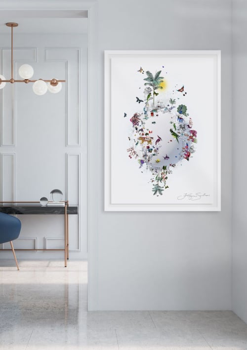 ISOL HNOTTUR - ART PRINT | Prints by Kristjana S Williams. Item composed of paper