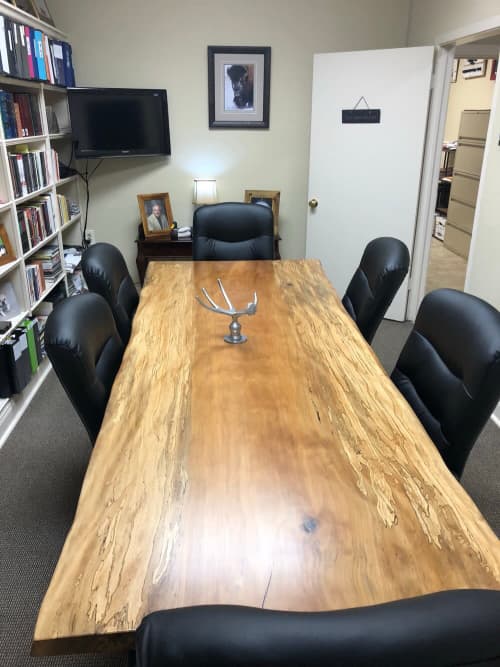 Custom Live Edge Table (10) | Conference Table in Tables by Carlberg Design. Item composed of wood