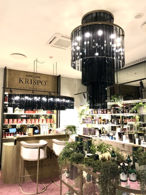 Perfume store “Krispo” | Chandeliers by Pleiades lighting