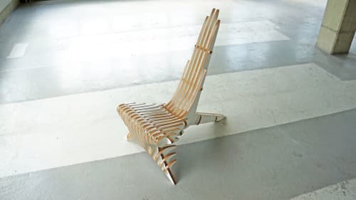 Peak Lounge Chair | Chairs by Peter Qvist. Item made of birch wood works with minimalism & contemporary style