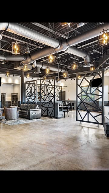 Custom steel divider | Decorative Objects by Avidon Design | Sammy J's in Stuart. Item made of steel works with minimalism & contemporary style
