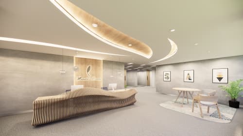 Natures Care Office | Interior Design by Studio Hiyaku | Nature's Care Pro Series in Belrose. Item made of synthetic