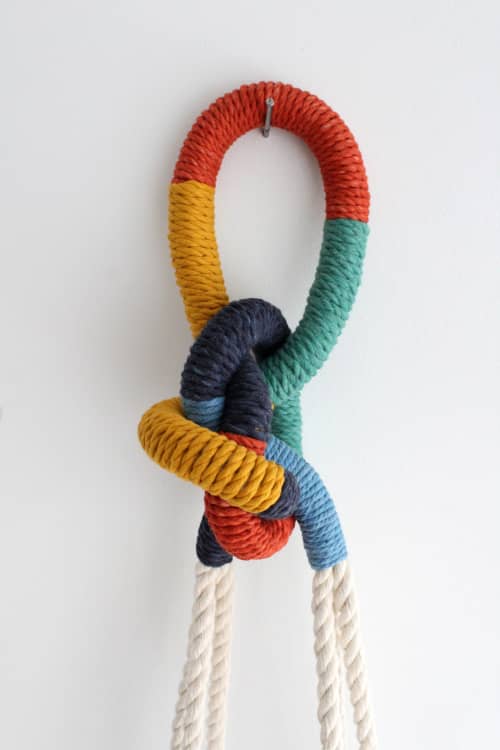 Macrame Plant Hanger, Knotted Plant Hanger | Plants & Landscape by Freefille. Item made of cotton works with contemporary & modern style