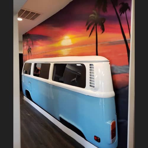 VW beach | Murals by Fasm Creative | Dr. Andrew R. Fletcher, DDS in Modesto