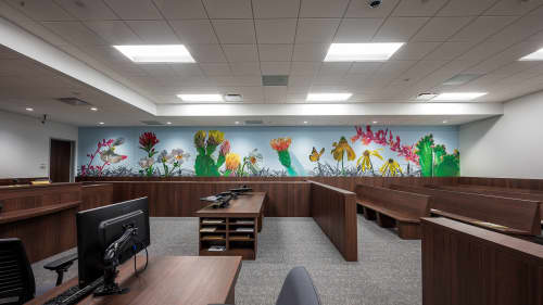 Cultivating Resilience | Murals by Lindsey Millikan | Austin Municipal Court in Austin. Item composed of synthetic in contemporary or traditional style