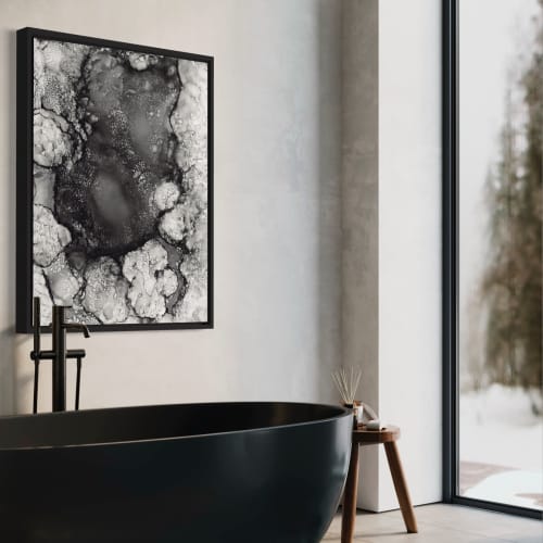 B & W Pools Canvas Print | Prints by MELISSA RENEE fieryfordeepblue  Art & Design. Item made of canvas works with contemporary & industrial style