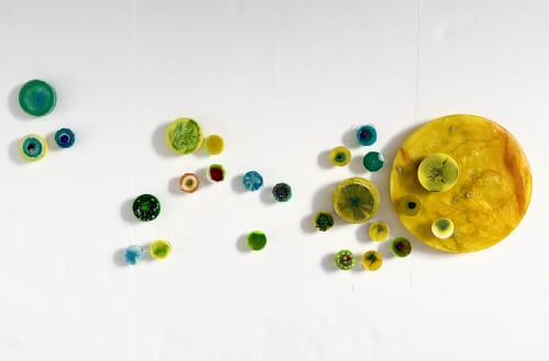 Path to Yellow/ Sold | Wall Sculpture in Wall Hangings by Wall Art Oject by Betti Brillembourg. Item composed of synthetic