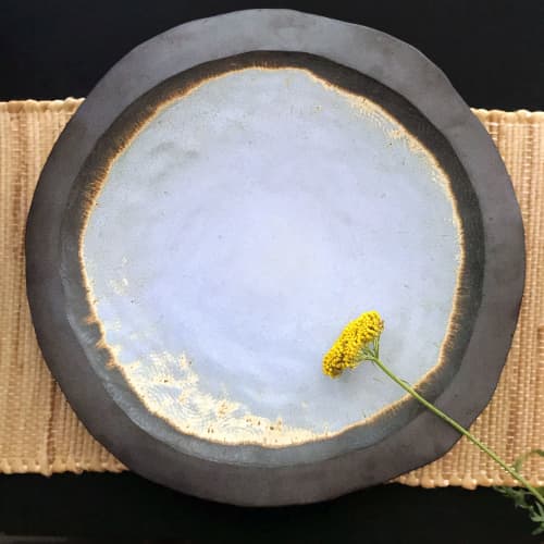Rimmed Platter | Serveware by BlackTree Studio Pottery & The Potter's Wife. Item composed of stoneware