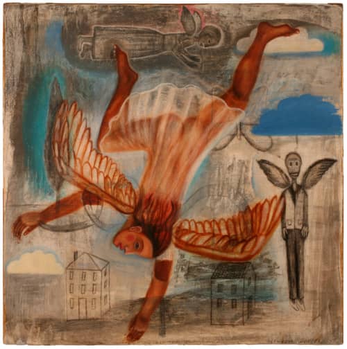 Between Worlds | Oil And Acrylic Painting in Paintings by Joanne Hammer