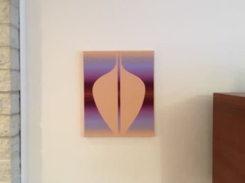 Full, 2018, Flashe on canvas, 17x14" | Oil And Acrylic Painting in Paintings by Audrey Stone | Rhode Island in Portsmouth. Item made of canvas with synthetic