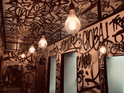 E40 Black Porcelain Pendant | Pendants by Edison Light Globes | General Pants Co. in Maribyrnong. Item composed of glass