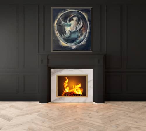 Dream: Galatea | Mixed Media by Elizabeth Bryan Studio. Item in modern style