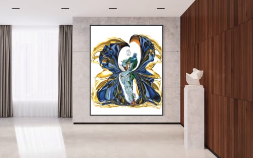 Arela | Prints by LA TOYA JONES. Item made of paper compatible with contemporary and art deco style