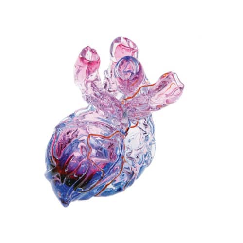 Anatomical Heart Vase | Sculptures by Esque Studio. Item composed of glass
