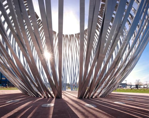 Havre | Public Sculptures by Linda Covit | MUHC Glen Site in Montréal