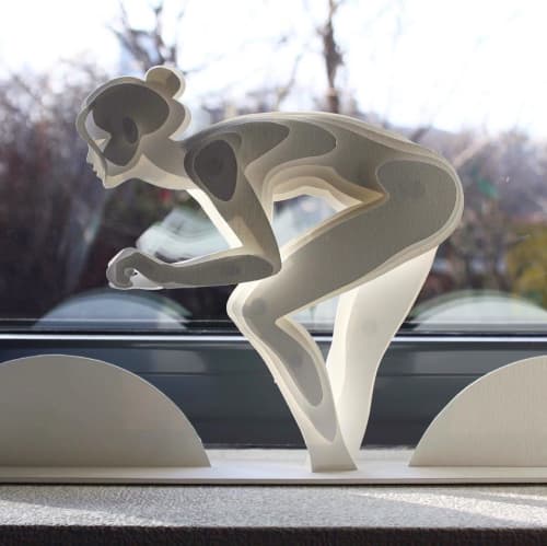 Paper Sculpture | Sculptures by Alex Lidagovsky. Item made of paper