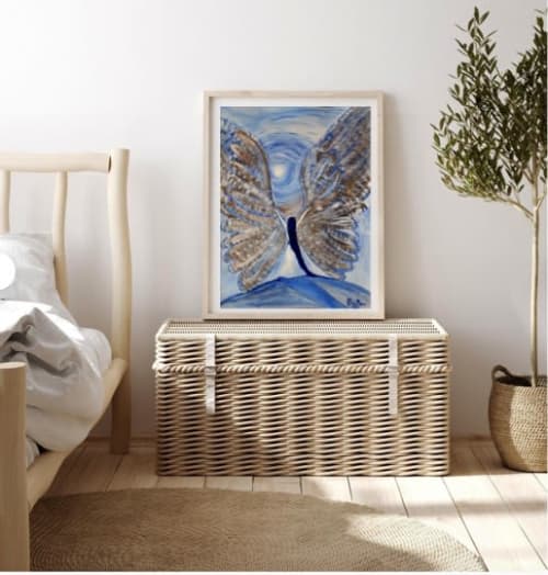 Alas para sonar | Oil And Acrylic Painting in Paintings by Elena Parau