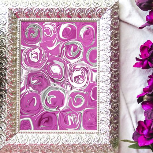 Pink Flowers 9287 | Prints by Petra Trimmel. Item made of paper