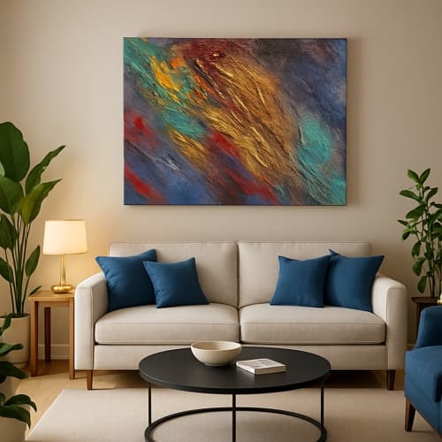 Bunte Rhapsodie | Mixed Media by Merima Art. Item works with contemporary style