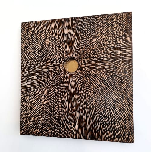 Gravity #1 | Engraving in Art & Wall Decor by Heliconia Design. Item composed of wood in contemporary style