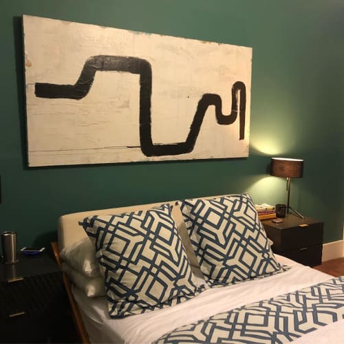 Abstract painting | Oil And Acrylic Painting in Paintings by Elliott C Nathan. Item made of canvas