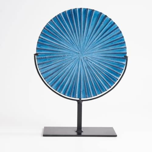 Burst of Blue | Sculptures by Boom Bechkowiak. Item made of cement compatible with contemporary and modern style