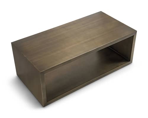 Piero Cocktail table | Tables by Greg Sheres. Item composed of wood & bronze compatible with contemporary and modern style