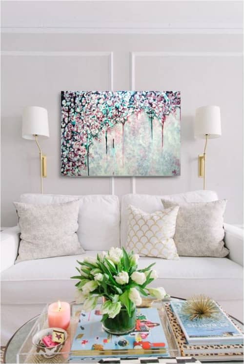 Meet you in the garden | Oil And Acrylic Painting in Paintings by Elena Parau