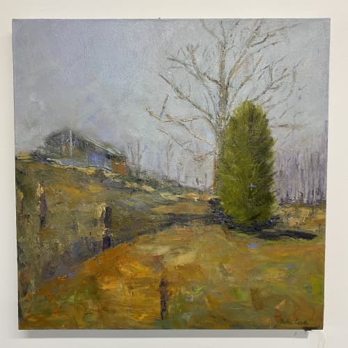 Strangers Passing Through | Oil And Acrylic Painting in Paintings by Julia Lawing Fine Art. Item made of canvas with synthetic