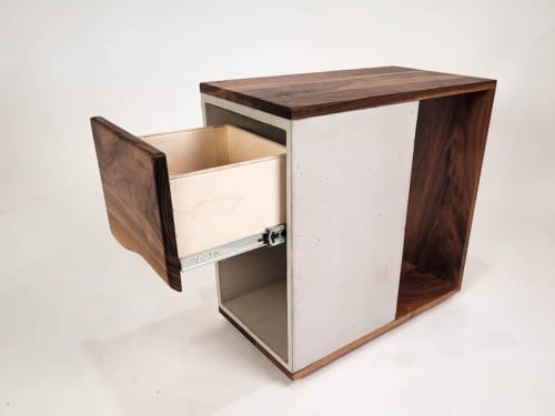 The Sofa | Side Table in Tables by Curly Woods. Item made of oak wood with concrete