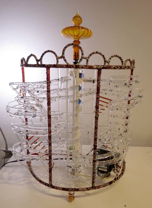 Valkor "B" Series Marble Machine | Sculptures by Bandhu Dunham