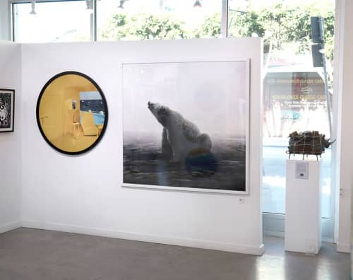 Bear with It | Photography by Alice Zilberberg | ZK Gallery in San Francisco. Item composed of paper