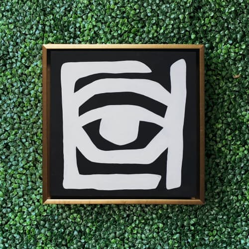 SEER, SEEING №1 | Oil And Acrylic Painting in Paintings by Leslie Phelan Mural Art + Design. Item composed of canvas