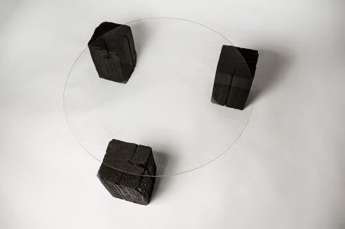 Coffee table | Tables by Art by Šopis. Item composed of wood and glass in boho or contemporary style